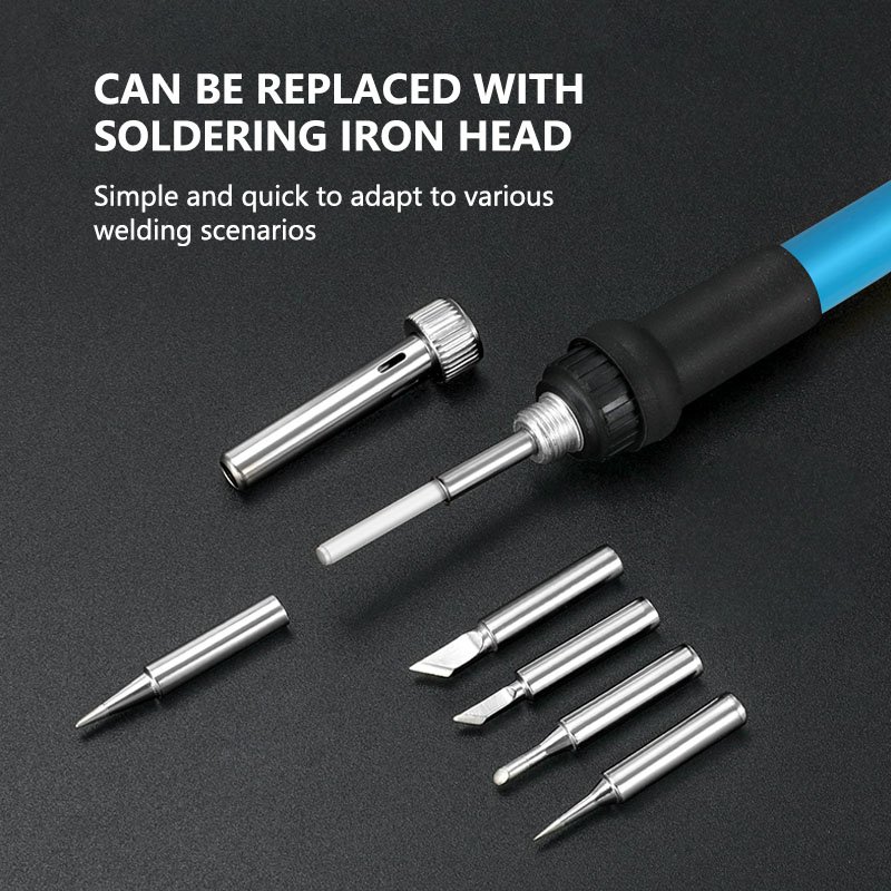 220V AC soldering iron Adjustable temperature welding repair tool pen set circuit board soldering iron 60w