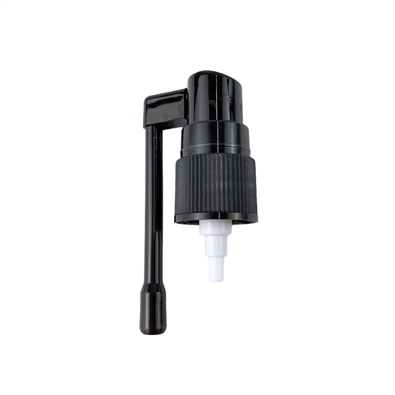 18/410 black plastic pp sprayer pump 55 mm Rod length fine mist sprayer pump free sample Oral spray with AS cap
