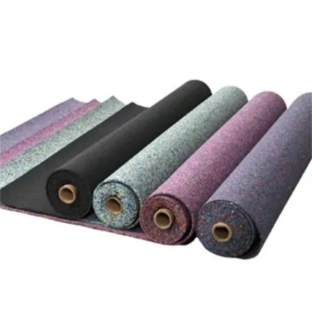 China Direct Supplier high density Soundproofing Rubber Flooring for Home Gym hotel