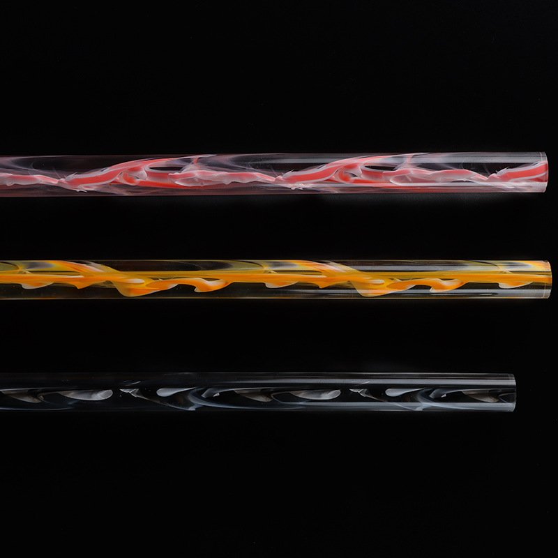 Senpu Factory Clear and Colored Plastic Cast Acrylic Rods for Curtain Decoration