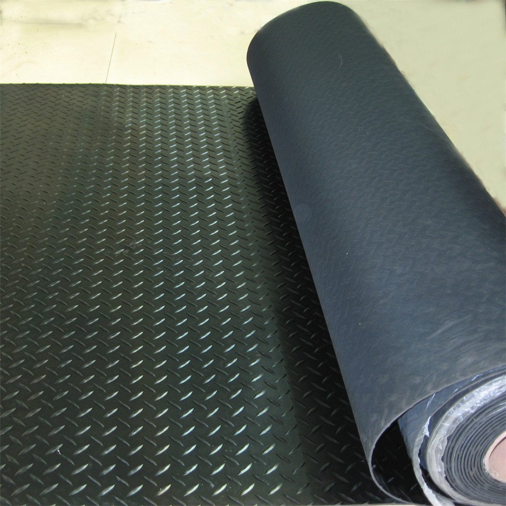 diamond tread pattern floor rubber sheet