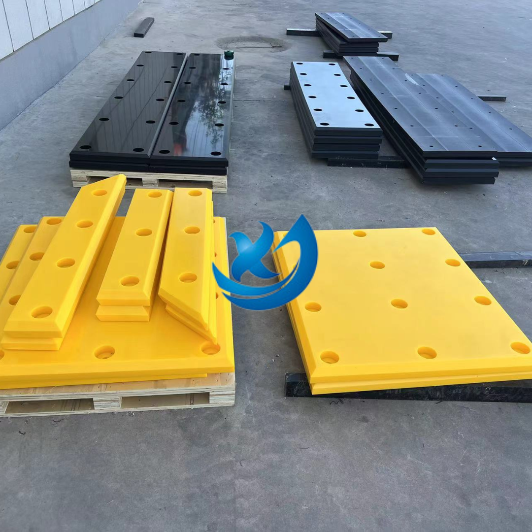 HOT OEM MANUFACTURER UHMWPE Strips Flame-retardant CNC Machine Sheets Shibata marine rubber fender UHMWPE facing pad