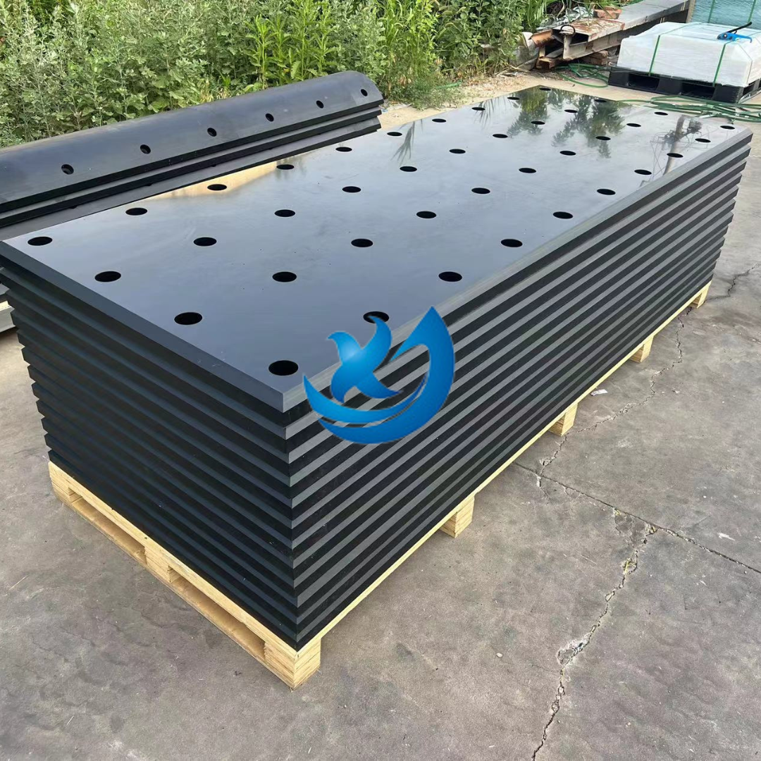 HOT OEM MANUFACTURER UHMWPE Strips Flame-retardant CNC Machine Sheets Shibata marine rubber fender UHMWPE facing pad