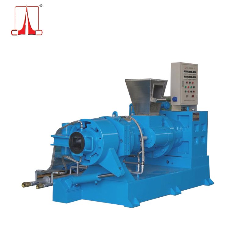 XJL-150 Rubber Strainer Extuder hot feeding extruding before calender for rubber sheet making