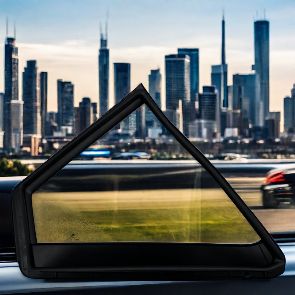 Automotive sealing strip triangle window Rubber Seal with Triangular Frame Featuring Moulding Process