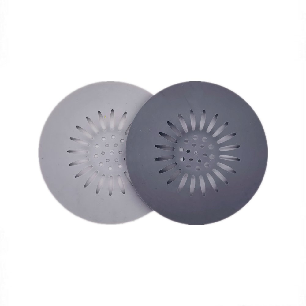 HYA Hair Catcher Durable Silicone Hair Loss Stopper Shower Drain Covers Modern Polished Kitchen Sink Strainer Custom Shape 13