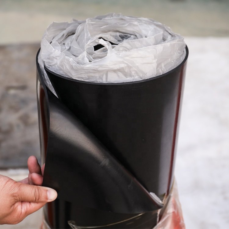 Custom Waterproof Ageing Resistance Flashing Elastic Nitrile Industrial Black Rubber Sheet Rolls