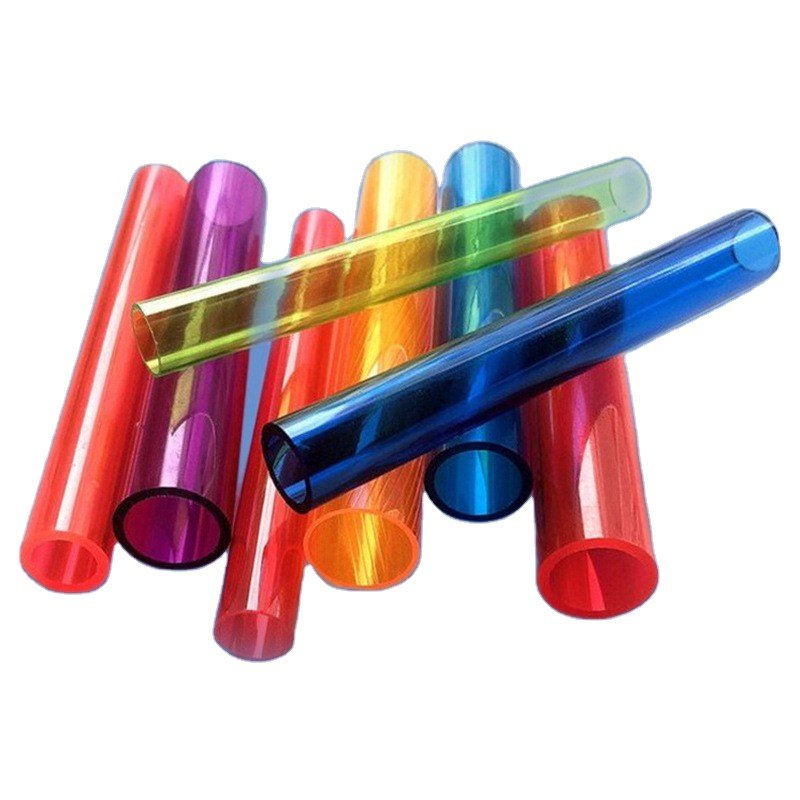 Large Diameter Lucite Clear Color Frosted Opal Plastic Cast Extruded Acrylic Tube Rod Product