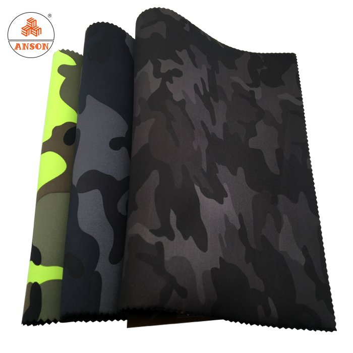 soft neoprene fabric sheets custom made printed nylon fabric lining 2mm