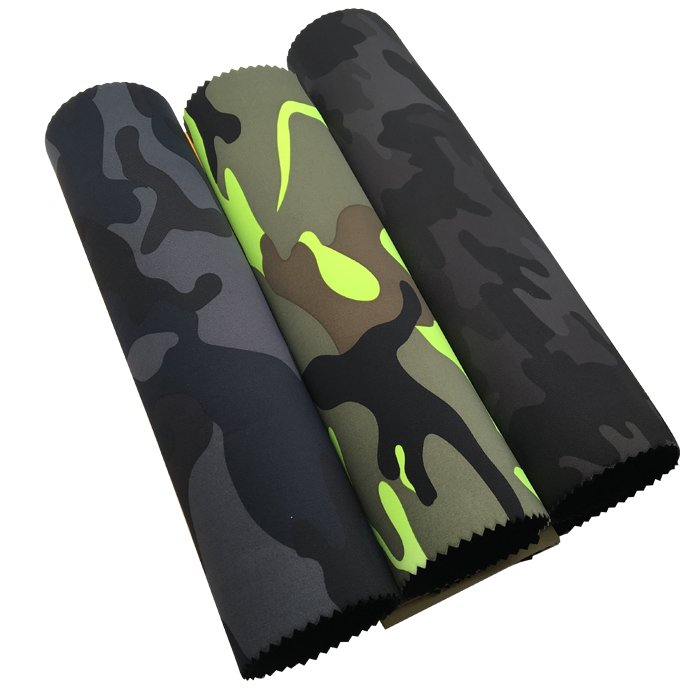 soft neoprene fabric sheets custom made printed nylon fabric lining 2mm