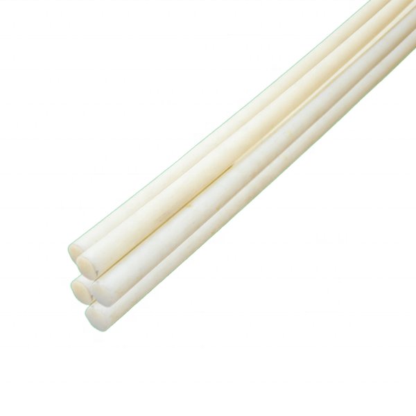 White PA6 Rod 50mm Nylon6 RoundBar PC Material Moulding & Extruded Processing Services Available