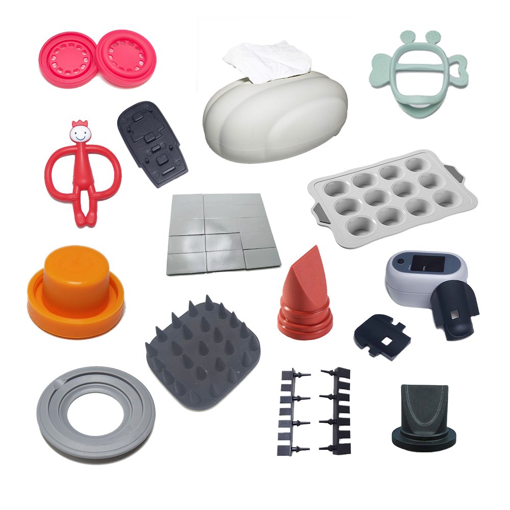 Customized NBR FKM EPDM Silicone nonstandard rubber parts other silicone rubber products