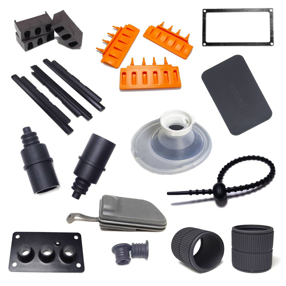 Customized NBR FKM EPDM Silicone nonstandard rubber parts other silicone rubber products