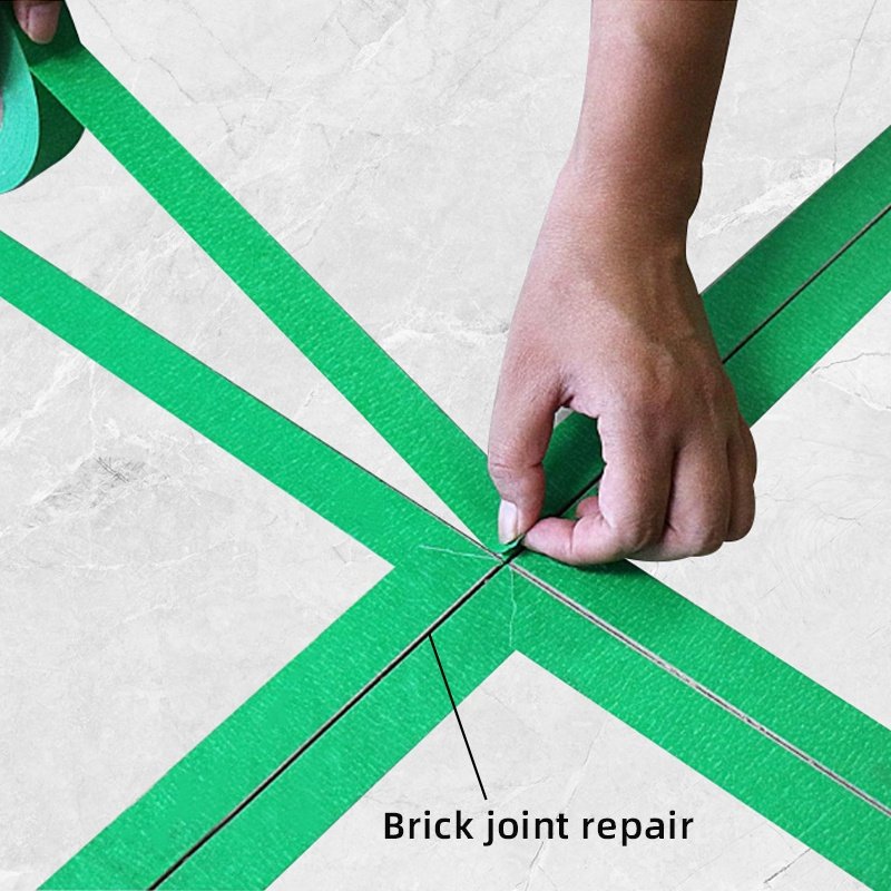 YOUJIANG Art Non-Residual Glue Green Wall Paint Automotive 2 Inch Painter Tape Green Crepe Paper Masking Tape For Painting