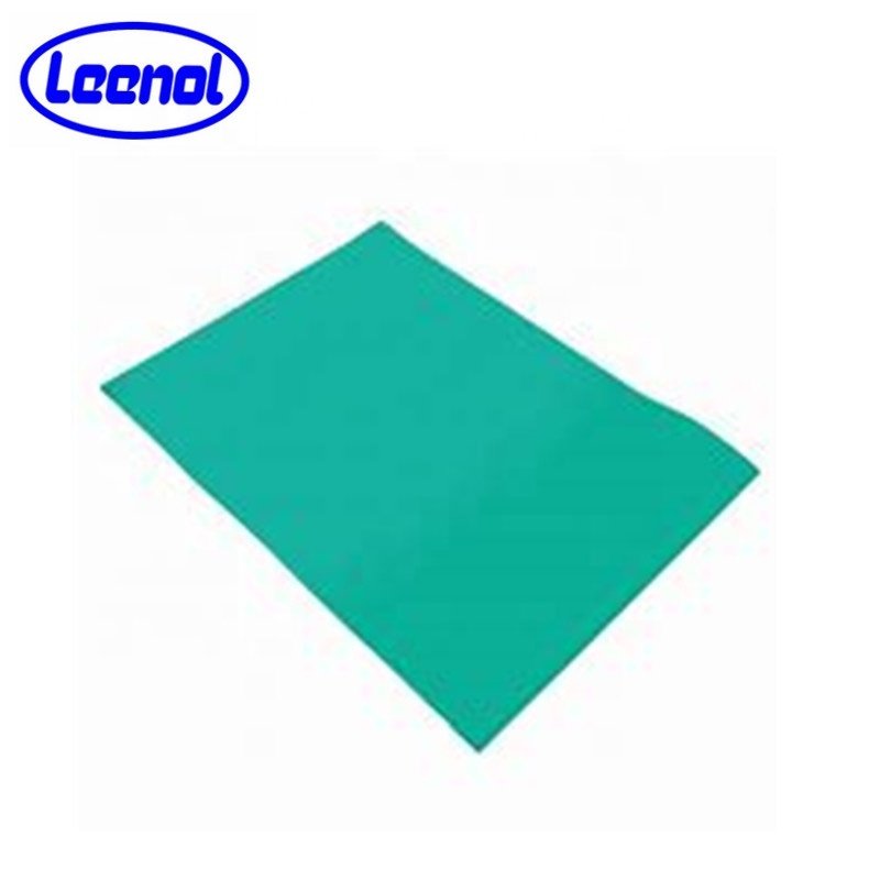 Leenol Matte Green color 2mm type Rubber material ESD Table mat Antistatic Table mat