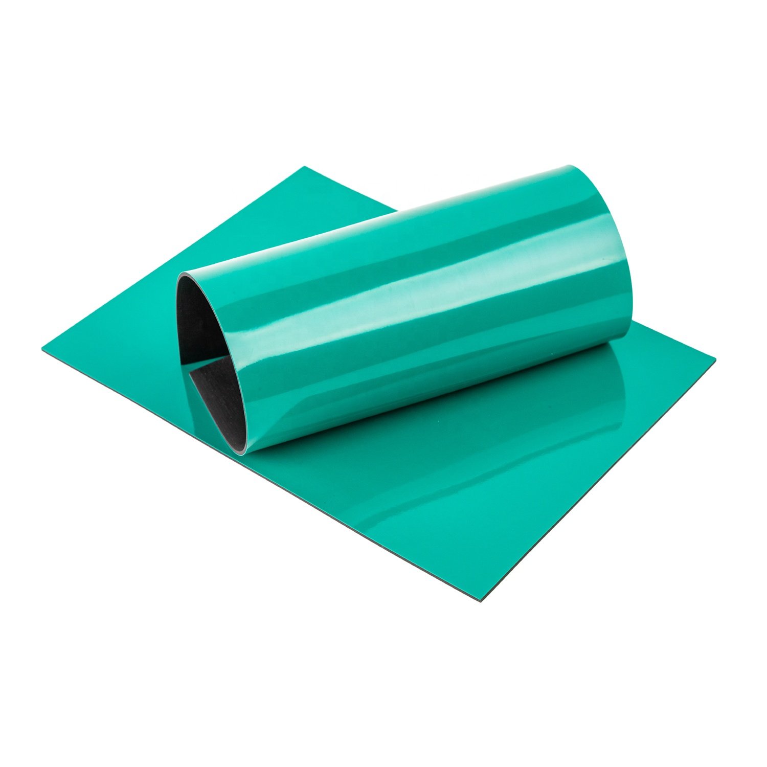 Leenol Matte Green color 2mm type Rubber material ESD Table mat Antistatic Table mat