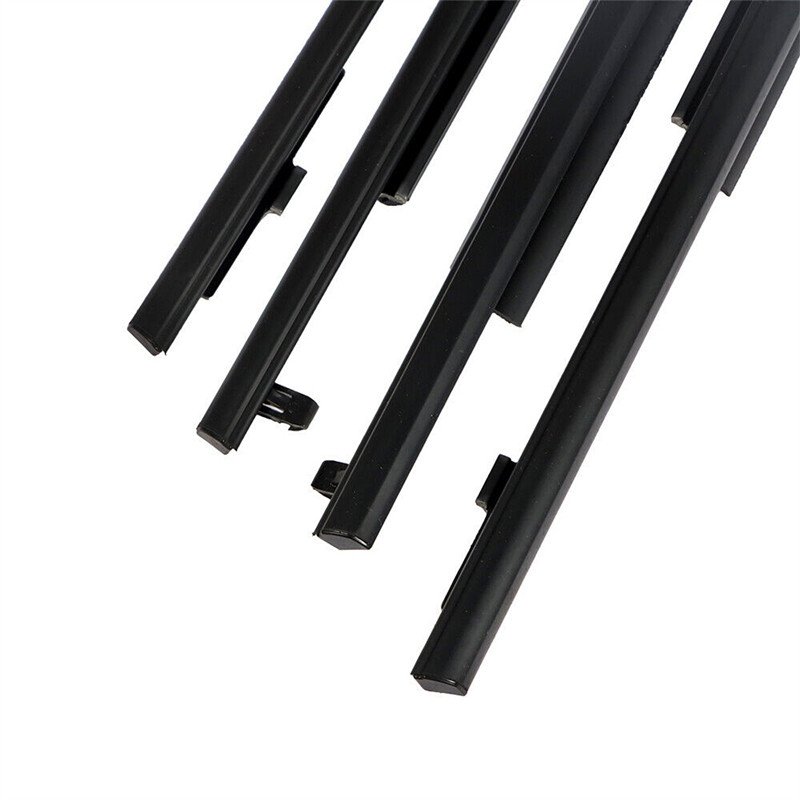 Car door and window glass waterproof rubber sealing strip automotive weatherstrip for toyota prius 2004 to 2009 2010-2017