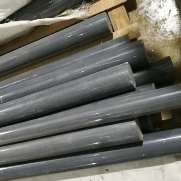 TYIC High Quality 6mm 250mm Polyvinyl Chloride Rod Grey Pvc Plastic Round Solid Rigid Pvc Rod