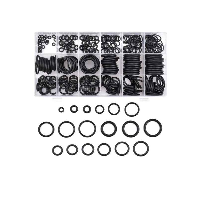 Car Seal Rings Kit Green 270pcs/set 18 Sizes Auto Air Conditioning AC Repair HNBR Rubber O-Ring Seal Rings
