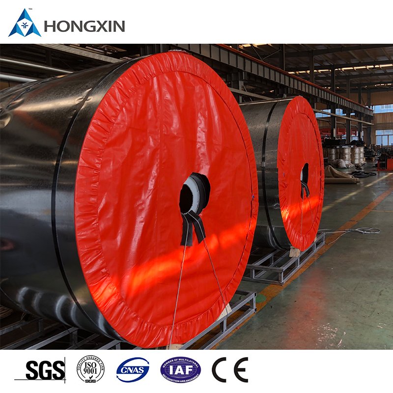 Customized oil resistant Fire retardant Fabric Steel cord belt Profiled Conveyor Belt