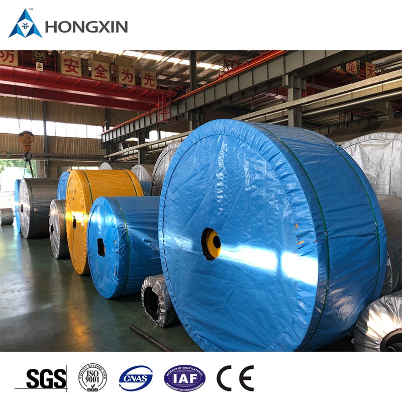 Customized oil resistant Fire retardant Fabric Steel cord belt Profiled Conveyor Belt