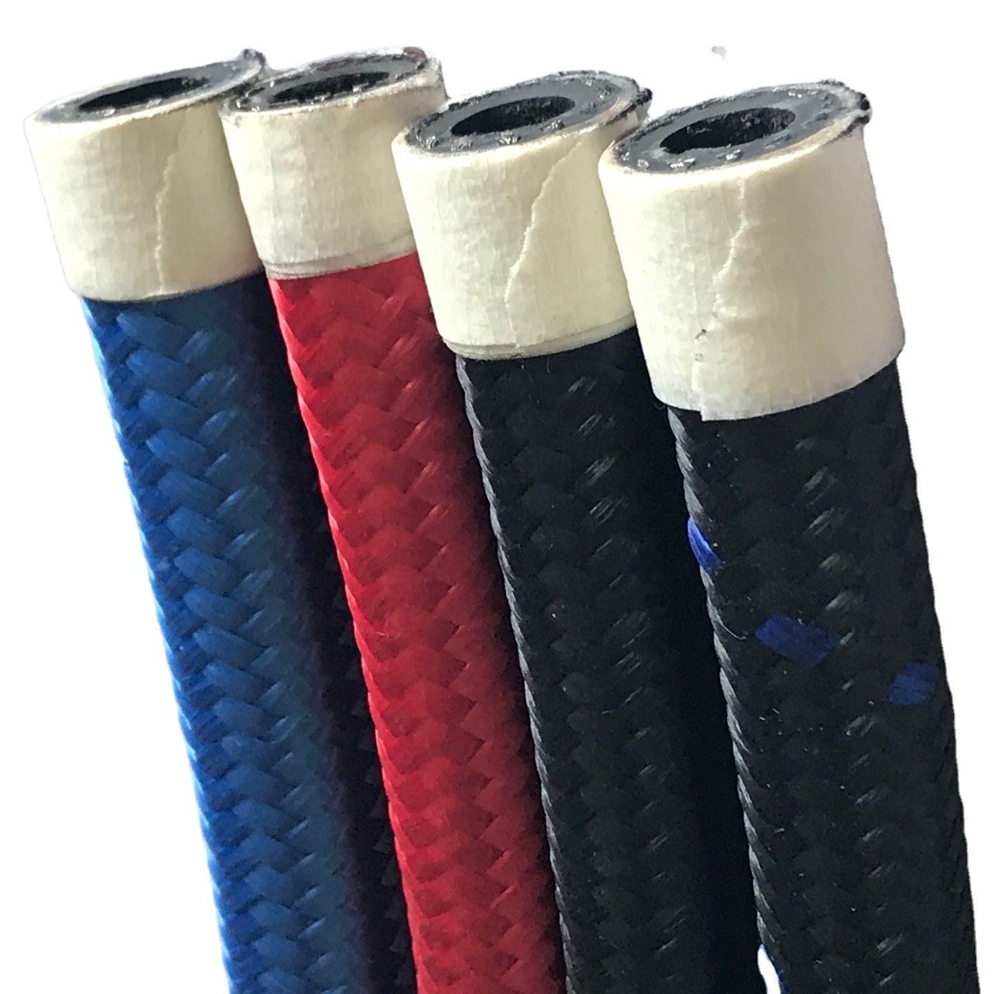 an4 an6 an8 an10 an12 an16 flexible black red blue nylon cover cpe rubber stainless steel braided hose for automotive car