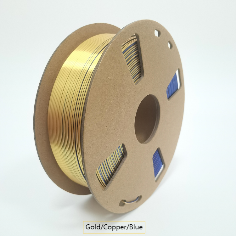 Diyin PLA 3D Printer Filament 1.75mm red/yellow/blue three-colour pla cf FIlament For 3D Printing Extruded Plastic