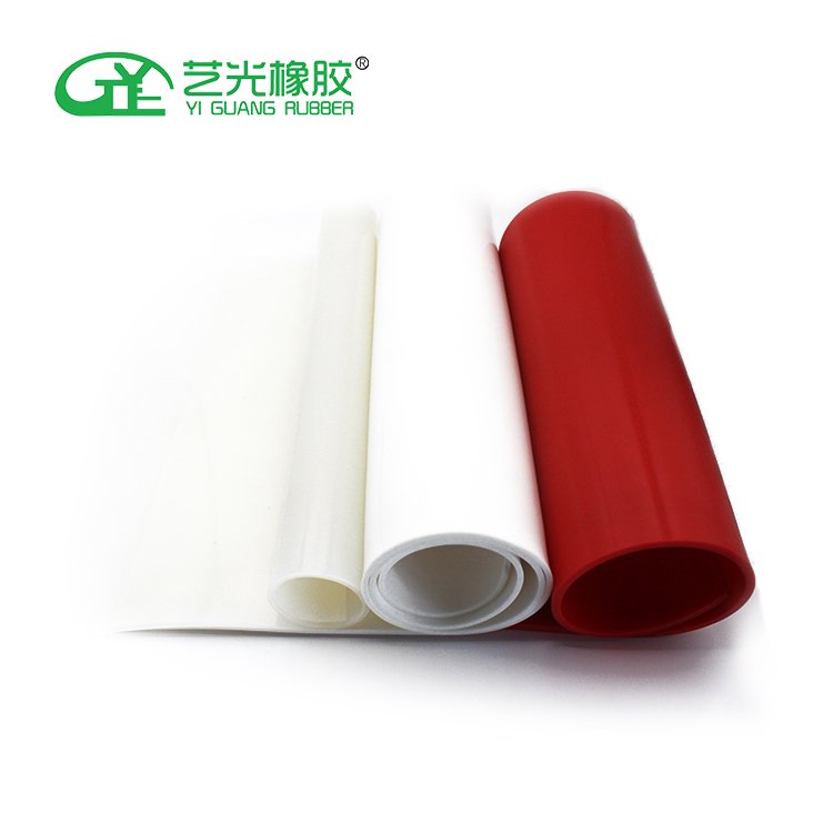 Hot sale red silicone rubber roll thickness 2 mm with closed cell fire resistant silicone rubber sheet for sealing