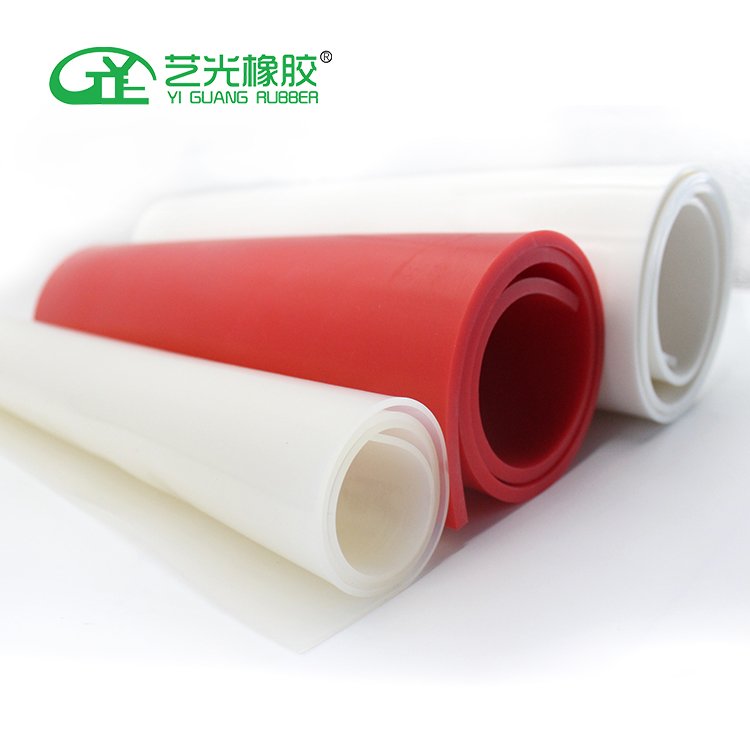 Hot sale red silicone rubber roll thickness 2 mm with closed cell fire resistant silicone rubber sheet for sealing