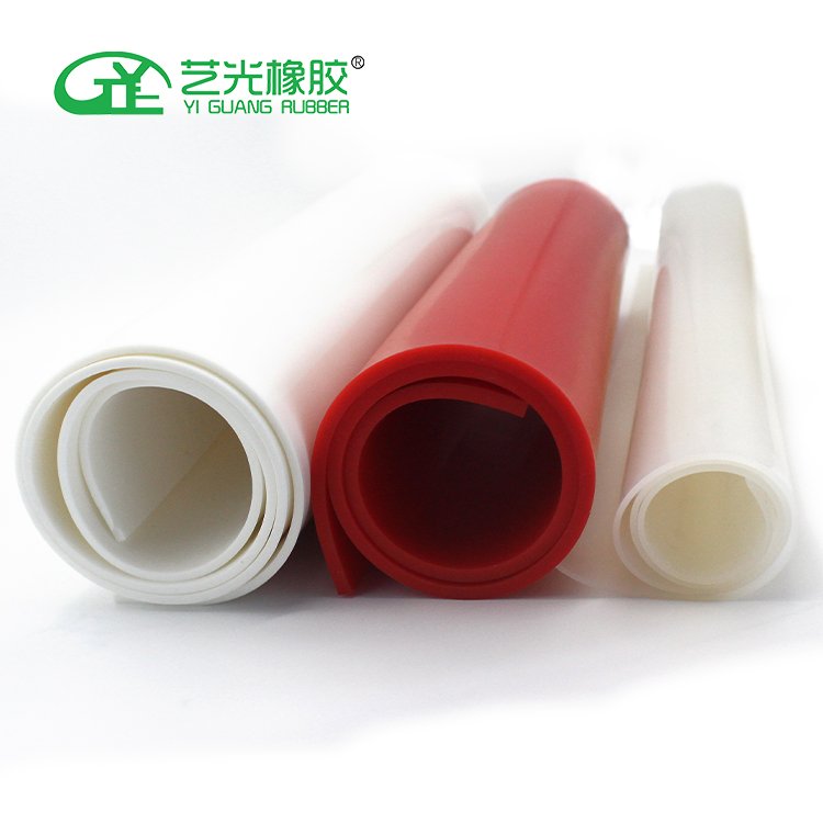 Hot sale red silicone rubber roll thickness 2 mm with closed cell fire resistant silicone rubber sheet for sealing
