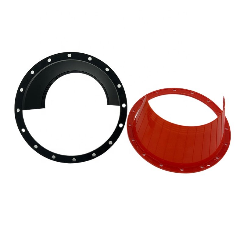 Universal plastic car audio speaker cover rubber pad 6.5 inch waterproof cover for car speaker