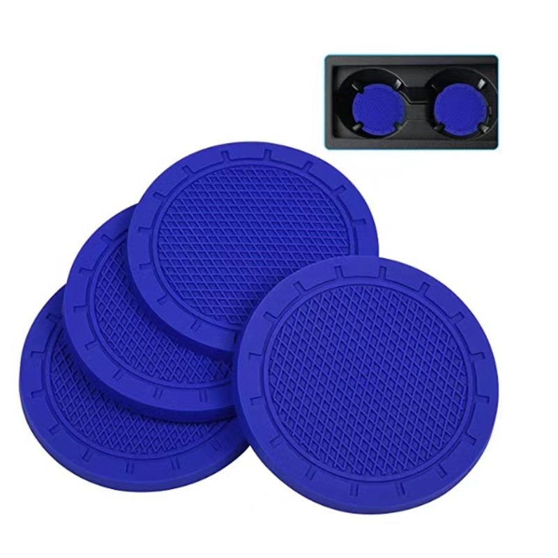 Wholesale custom creative car water cup mat silicone insulation mat universal type