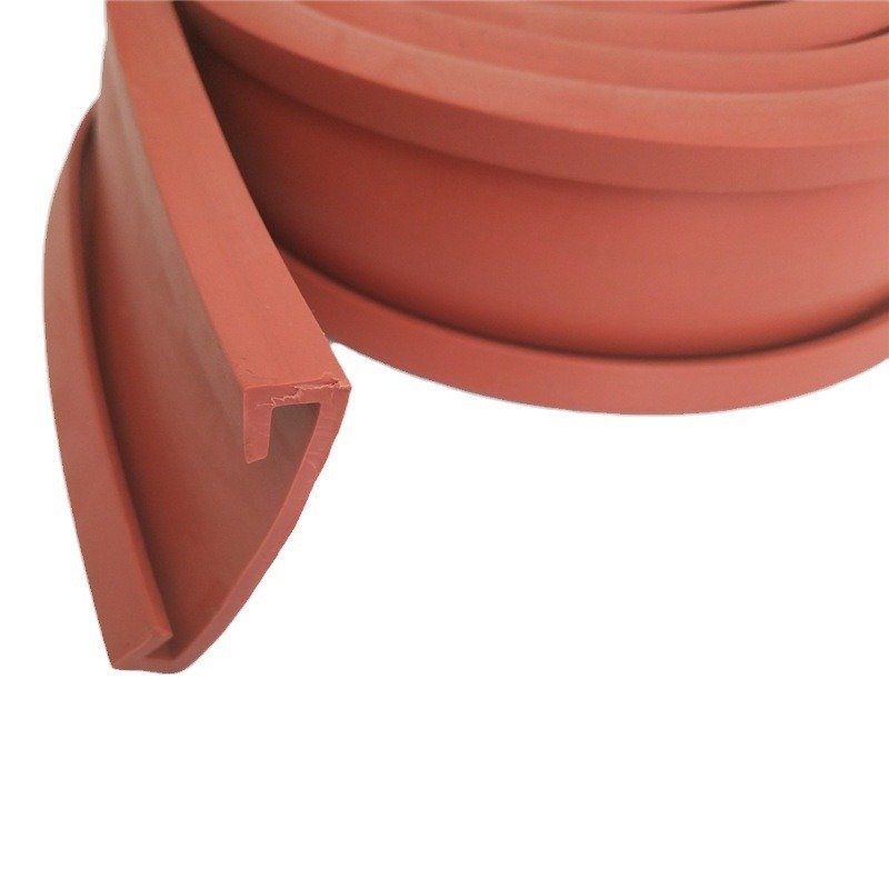 C-type silicone rubber strip for fire protection clamp high temperature EPDM strip