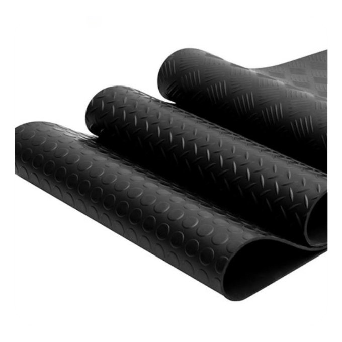 No Crack Diamond Willow Leaf Rubber sheet floor mat