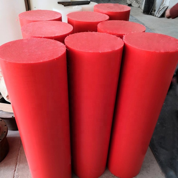 Colorful UHMWPE Rod 10mm-300mm Diameter UV Stable HDPE Bar Plastic Engineering Material for Cutting and Moulding