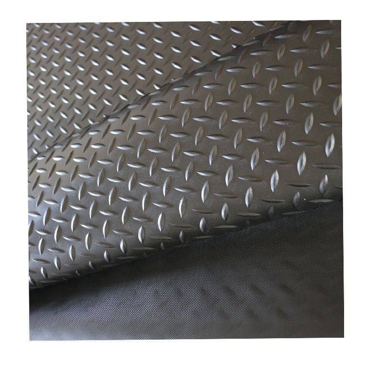 Anti Slip Diamond Willow Leaf Rubber Flooring Sheet Mat