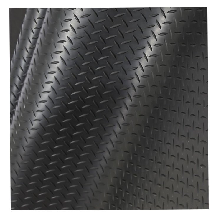 Anti Slip Diamond Willow Leaf Rubber Flooring Sheet Mat