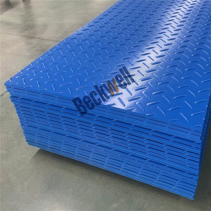 Budget 4x8ft HDPE Ground Protection Mat Heavy Duty Roadway Trackway Access Footway for Construction Sites