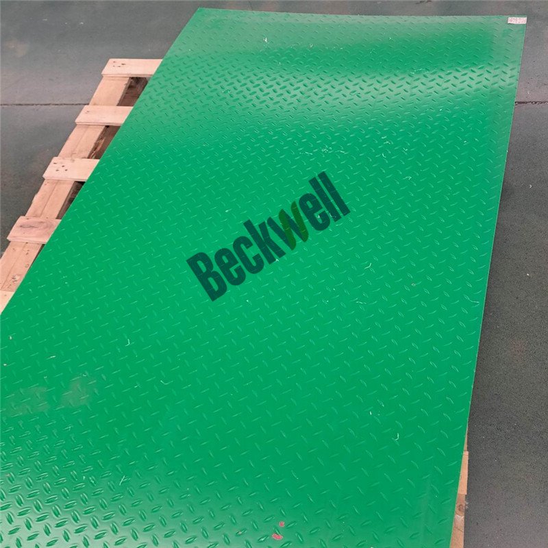Budget 4x8ft HDPE Ground Protection Mat Heavy Duty Roadway Trackway Access Footway for Construction Sites
