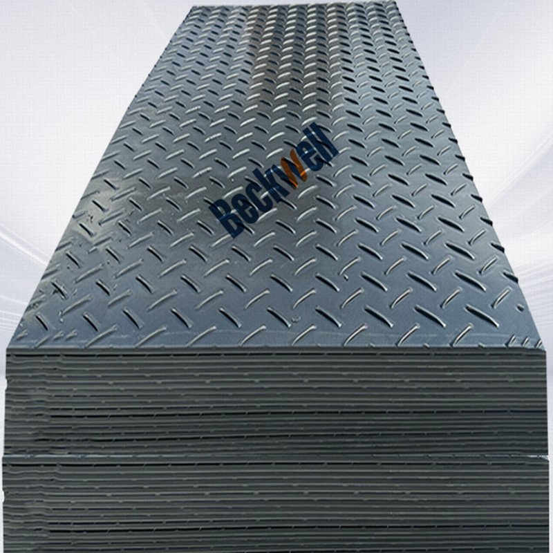 Budget 4x8ft HDPE Ground Protection Mat Heavy Duty Roadway Trackway Access Footway for Construction Sites