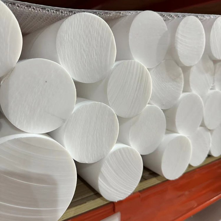 free sample virgin ptfe stir bar engineering plastic white color wear resistant Bar extruded ptfe Rod