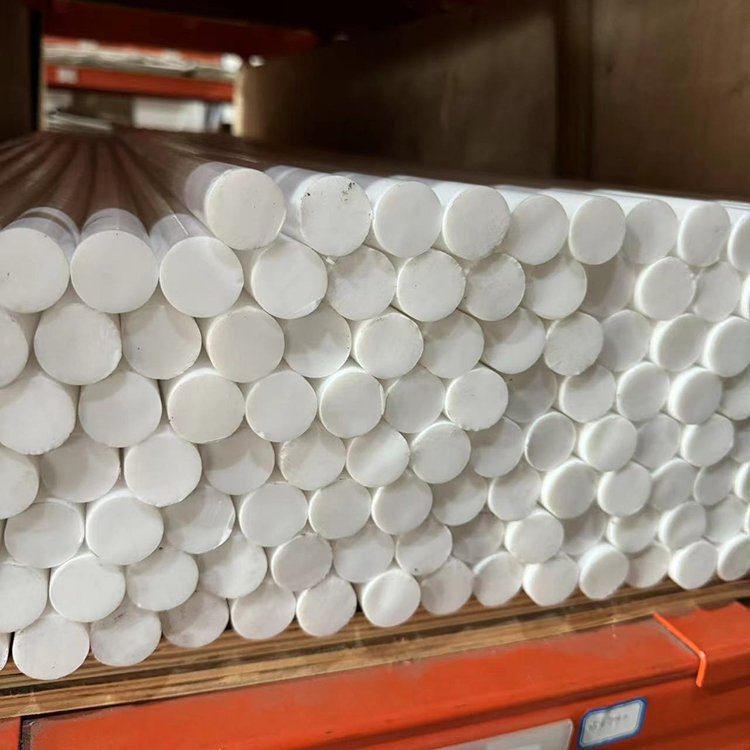 free sample virgin ptfe stir bar engineering plastic white color wear resistant Bar extruded ptfe Rod