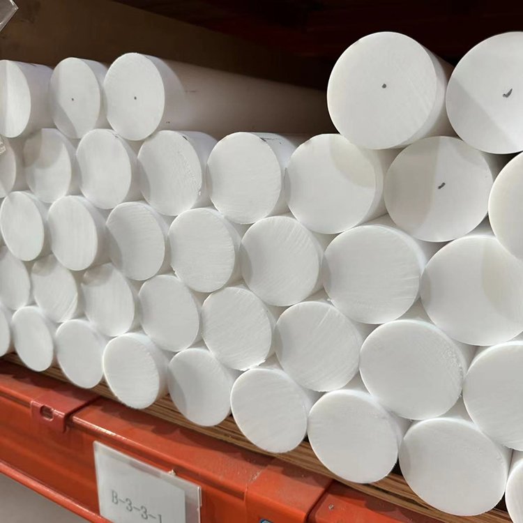 free sample virgin ptfe stir bar engineering plastic white color wear resistant Bar extruded ptfe Rod