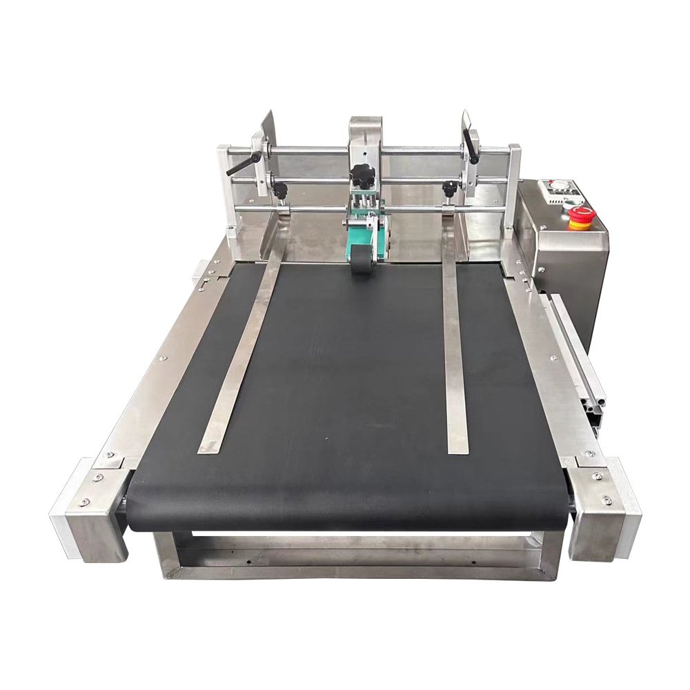 INCODE New Condition 24cm Mini Automatic Feeder Easy to Operate Electric Metal Transfer Food Paging Rubber Belt Conveyor