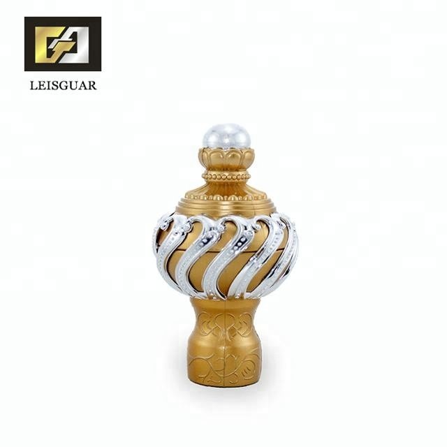 Hot Sales Curtain Rod End Caps Modern Decorative Curtain Finials