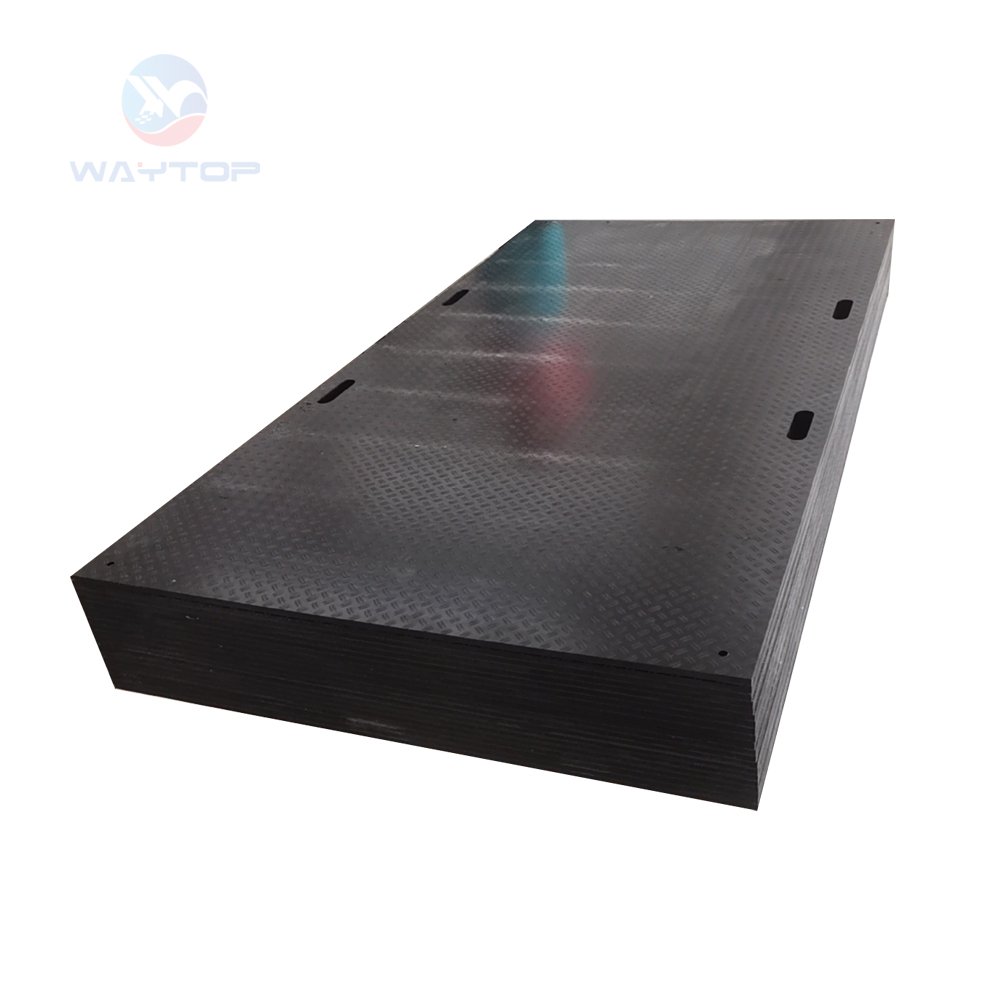 Construction Mud plastic ground protection mats for heavy equipment