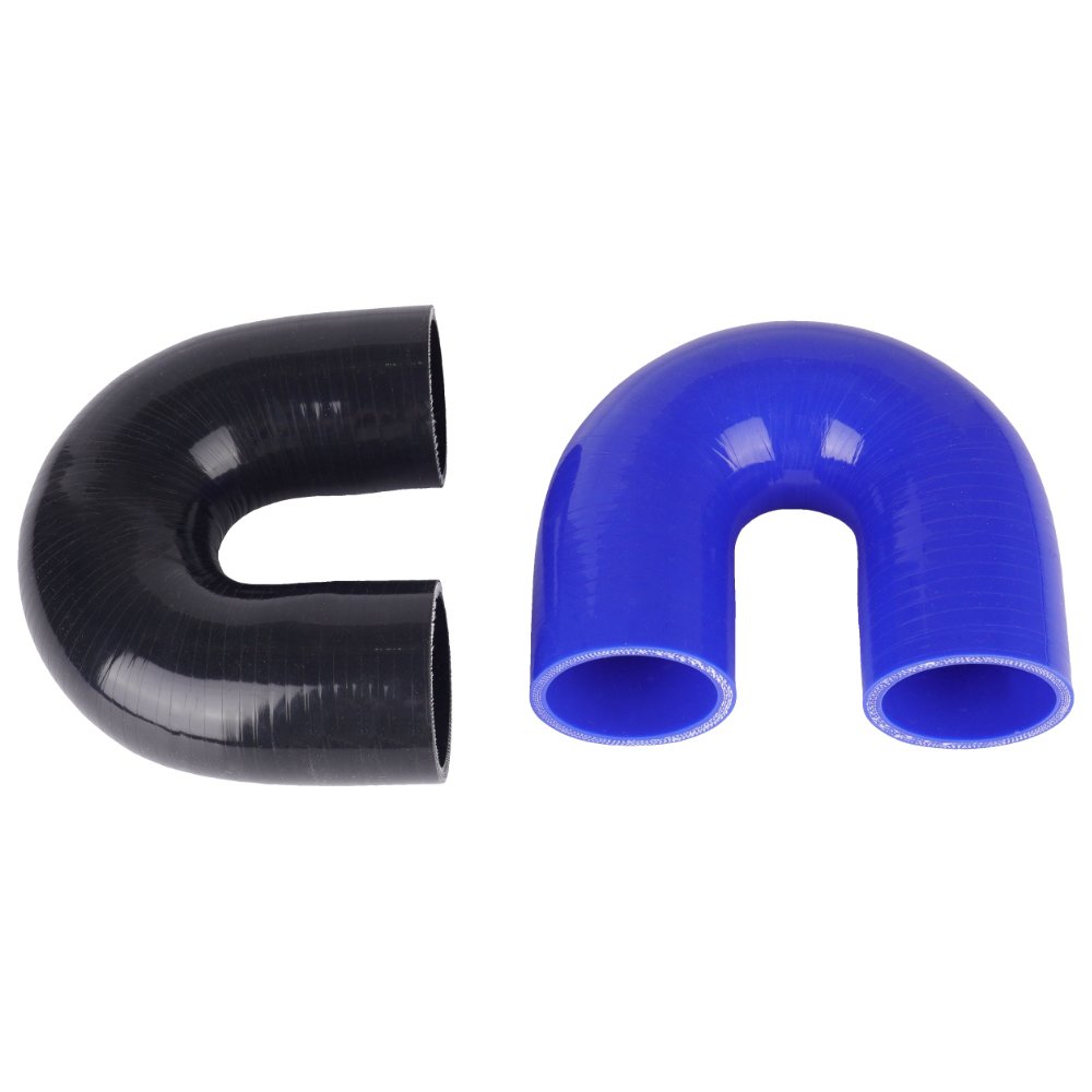 Durable High-Performance 180-Degree Reinforced Silicone Turbo Hose for Automotive Applications