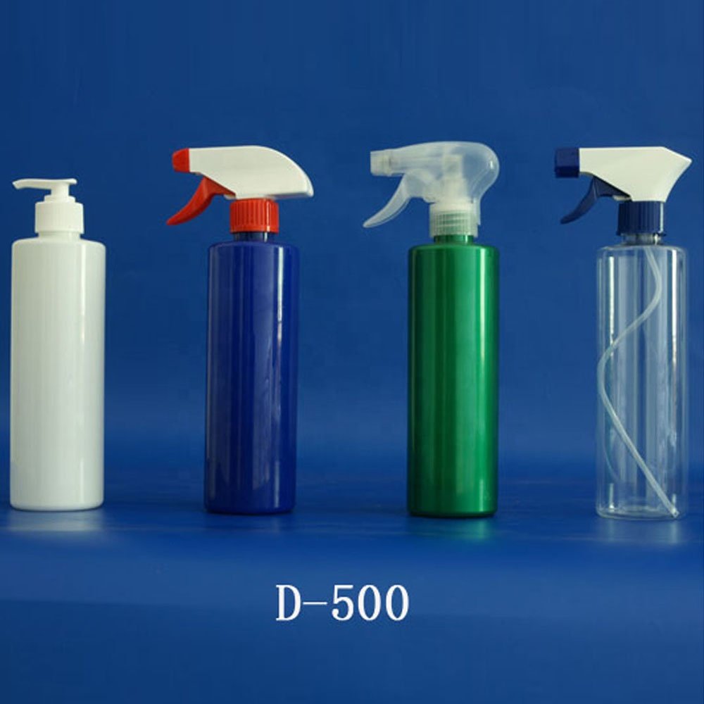 450ml 500ml Different Colors Plastic Mist triggers Spray Bottle