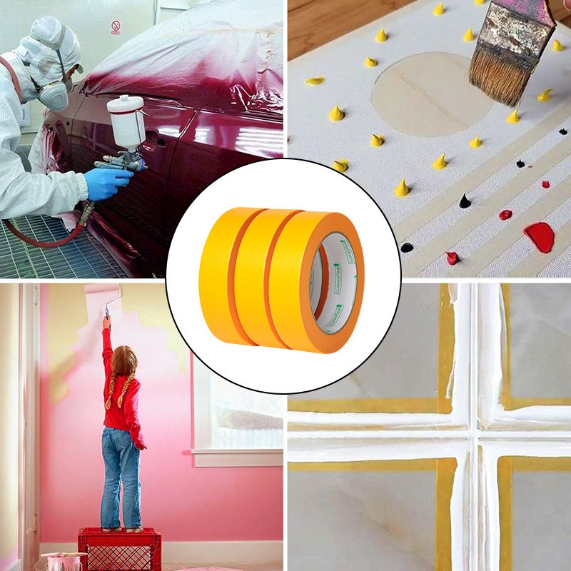 YOUJIANG heat resistant maler klebeband paper japanese washi tape japan origin masking automotive goldband Painting Painter Tape