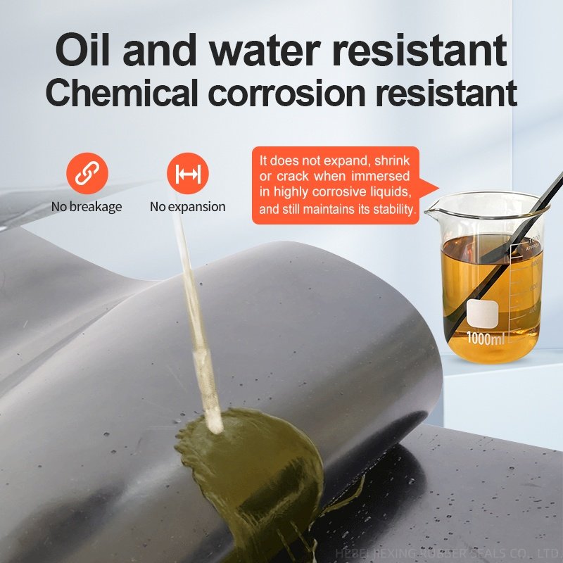 Fluororubber sheet aging-resistant laboratory flooring sheet fluorine rubber pad heat-resistant fluorine rubber sheet